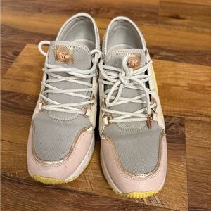 Michael Kors Women's Sneakers - Cream and Gold